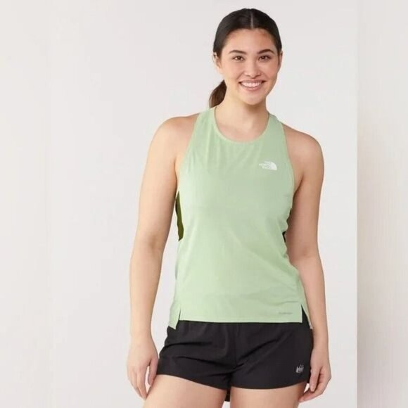 The North Face Sunriser Tank Top‎ Misty Sage Large NWT - Picture 1 of 9